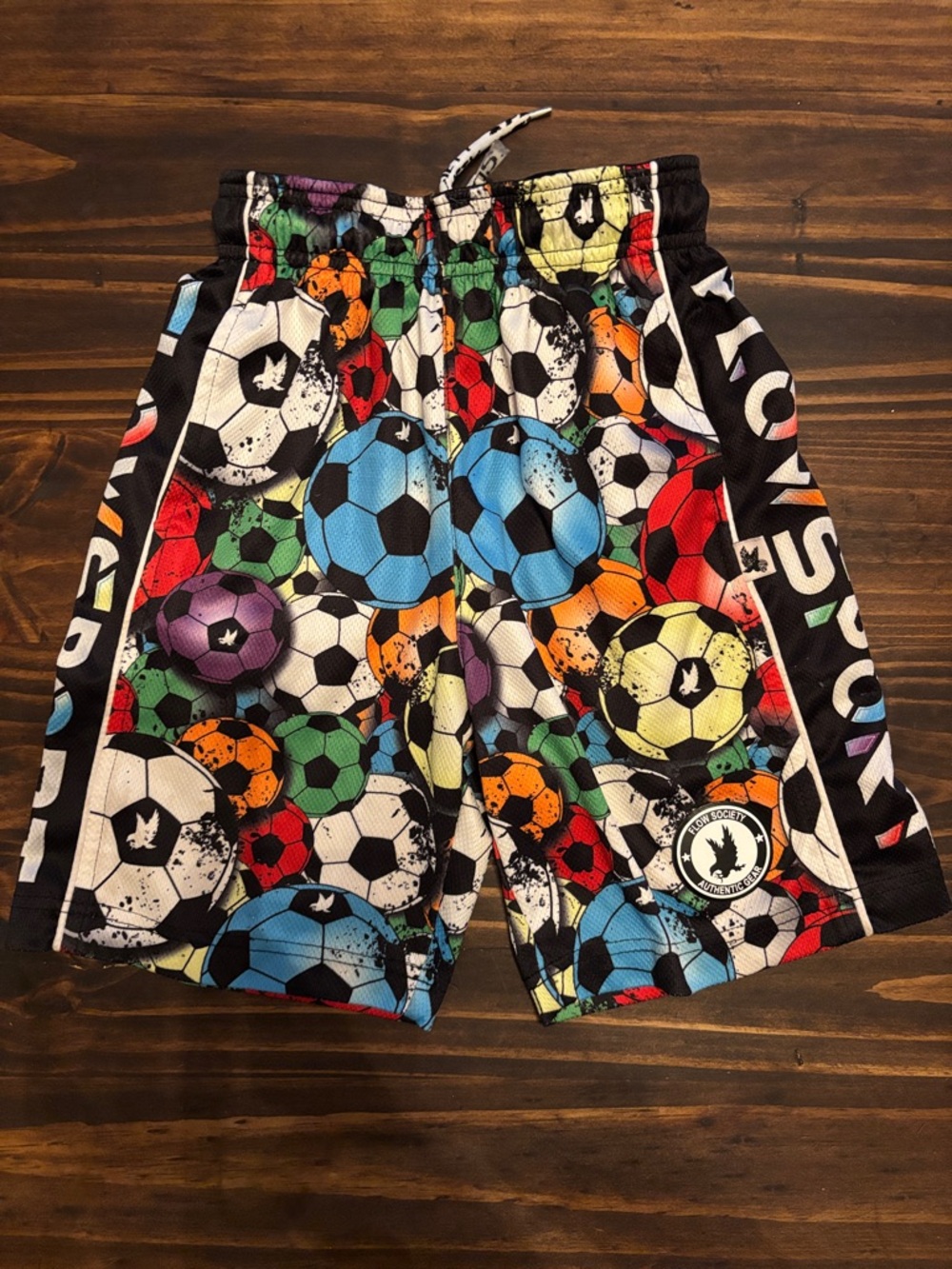 Flow Society youth small soccer shorts